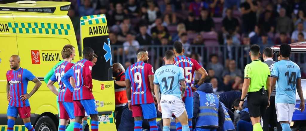 Video: escalofriante choque de cabezas deja a Ara&uacute;jo inconsciente