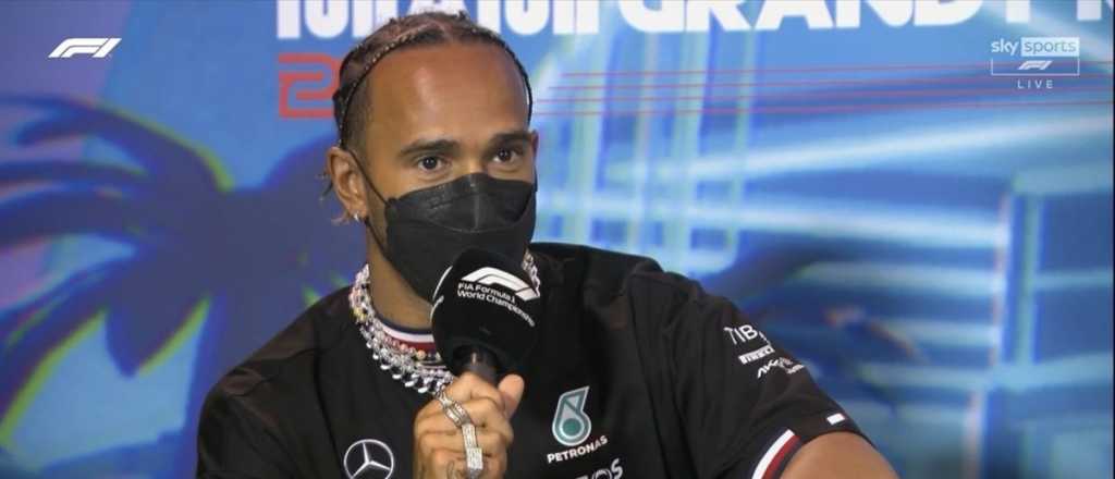 "No me las quitaré", la desafiante postura de Hamilton en la Fórmula 1