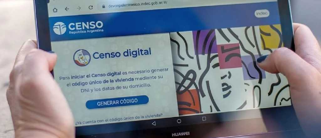 Mendoza es la segunda provincia que m&aacute;s particip&oacute; del Censo digital