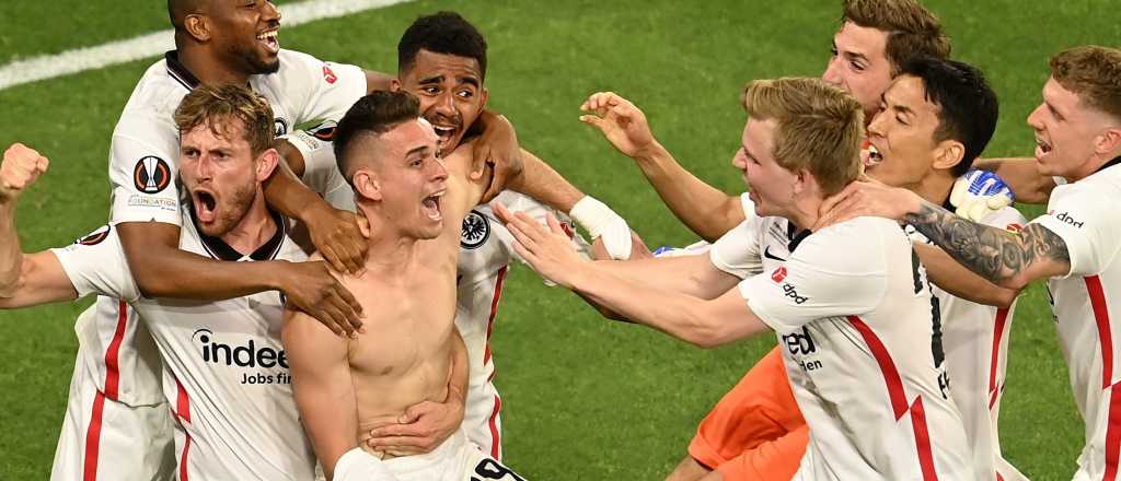 De la mano de Borré, Frankfurt es campeón de la Europa League