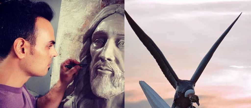 Un artista de Tunuyán se ofrece gratis para restaurar al Cóndor