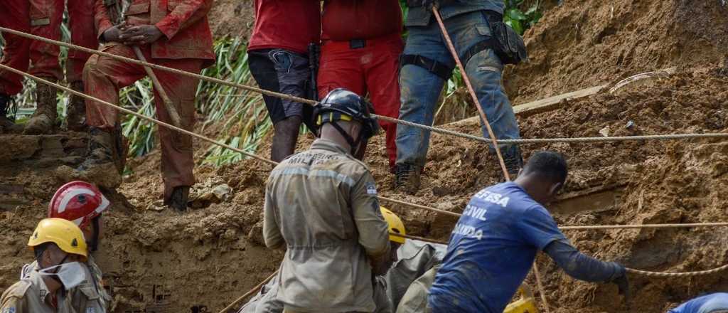 Al menos 44 personas murieron por las fuertes lluvias en Brasil