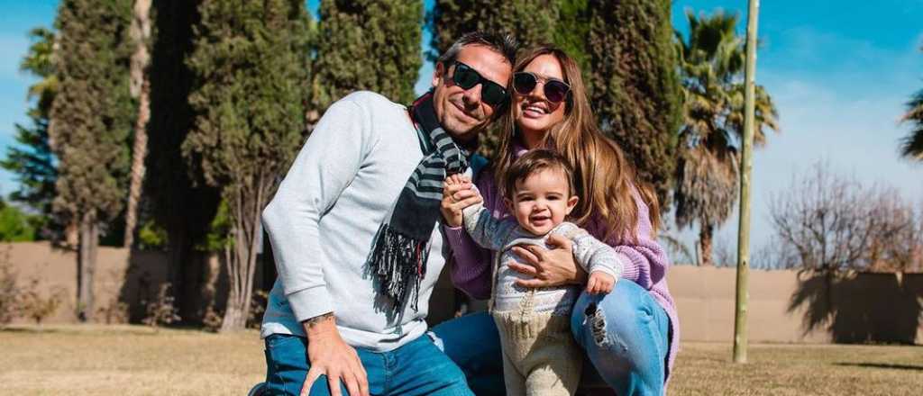 Bel&eacute;n Francese le festej&oacute; los 11 meses a su hijo Vitto en Vistalba