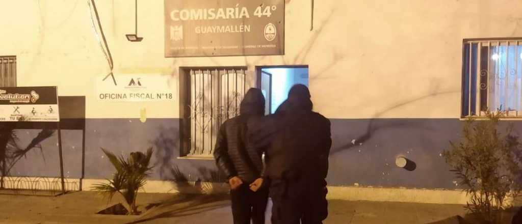 Sorprendieron en plena madrugada a "robacables" en Guaymallén