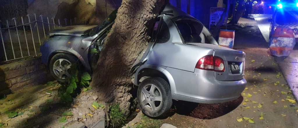 Un hombre murió al chocar contra un árbol en Guaymallén