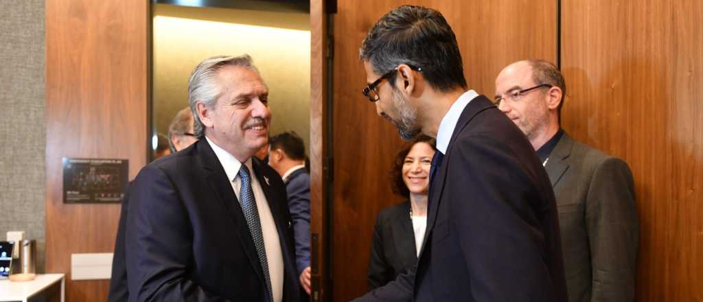 Google le anunci&oacute; a Alberto Fern&aacute;ndez una inversi&oacute;n millonaria 