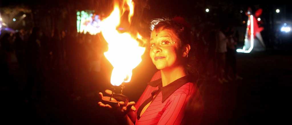 Noche de luz y fuego: el evento más original vuelve a Guaymallén