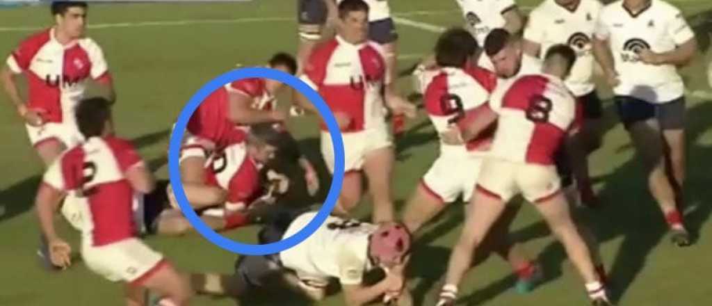 Video: en el rugby de la URBA un jugador lesionó a un rival a propósito