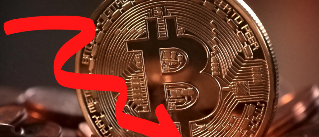 La caída no para: Bitcoin pierde el  piso de los U$S20.000