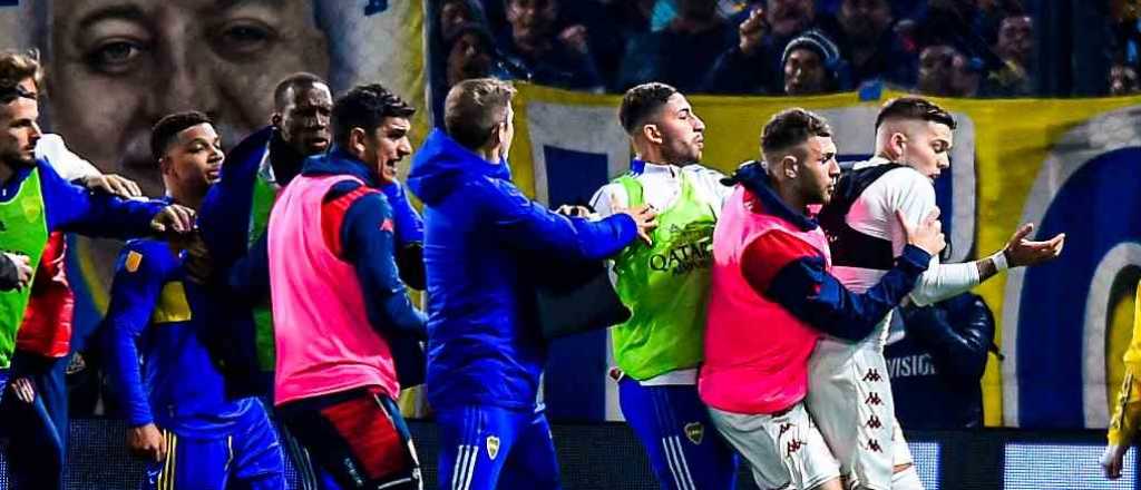 El polémico gesto que provocó la reacción de los futbolistas de Boca