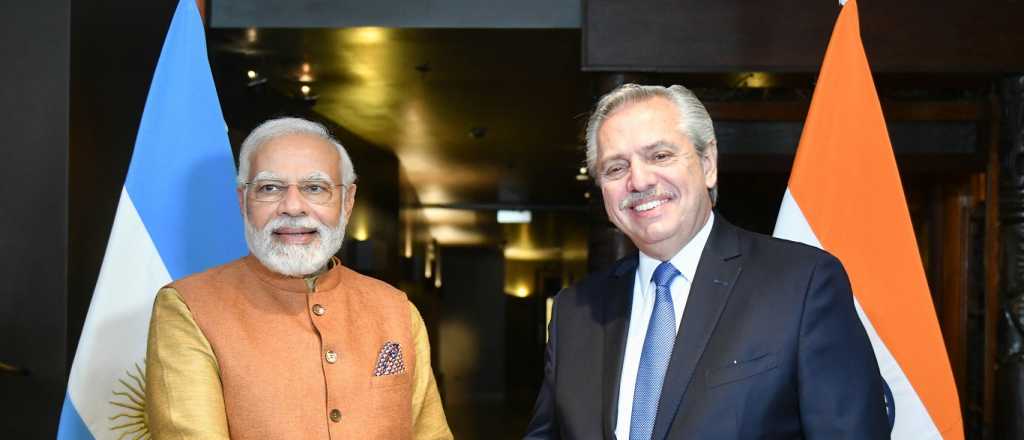 Alberto Fernández se reunió con el primer ministro de India en Alemania