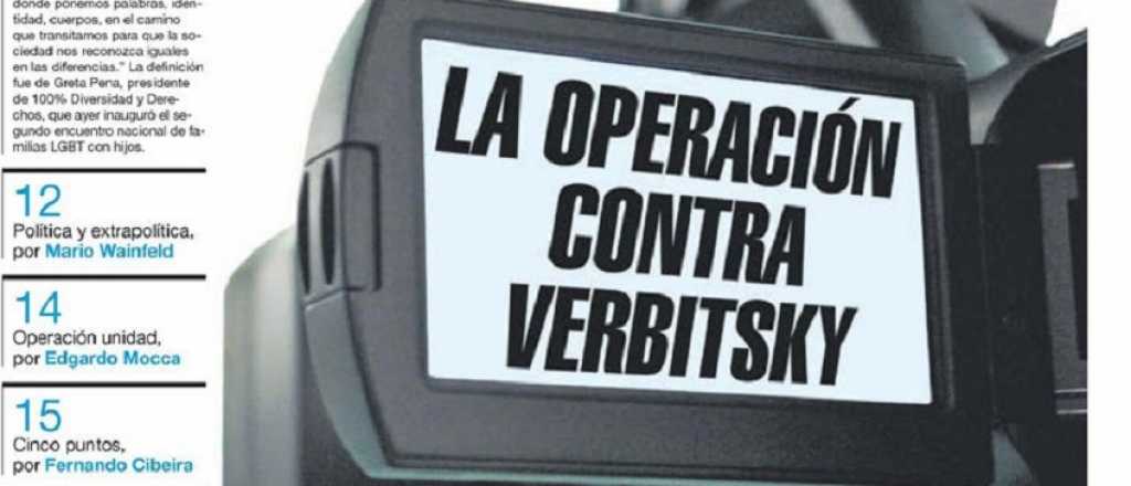 Verbitsky y su encendida defensa en Página/12 a… ¡Verbitsky!