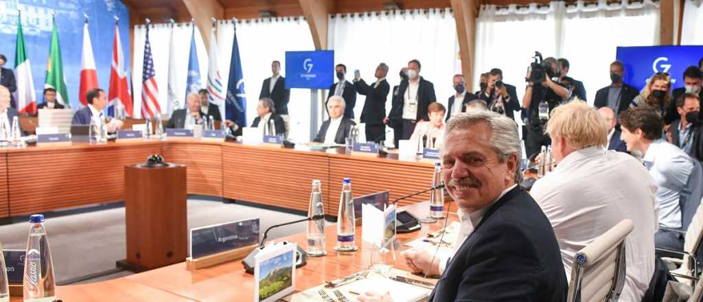 Fern&aacute;ndez pidi&oacute; en el G7 el "cese de hostilidades" en Ucrania