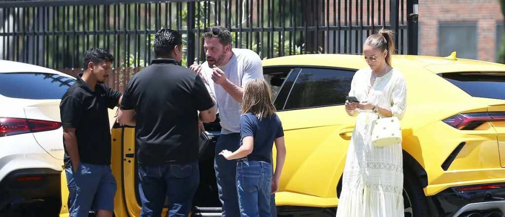 El hijo de 10 años de Ben Affleck chocó un Lamborghini