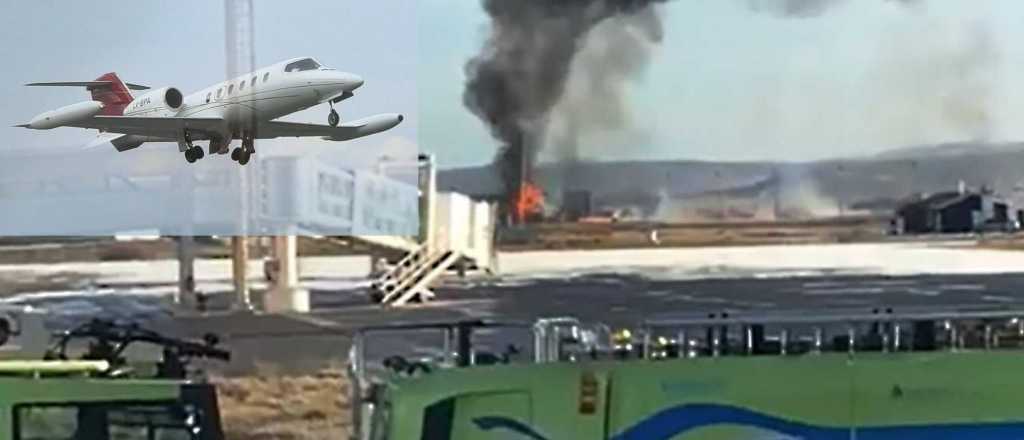 Video: se estrelló un avión en Río Grande y hay 4 muertos