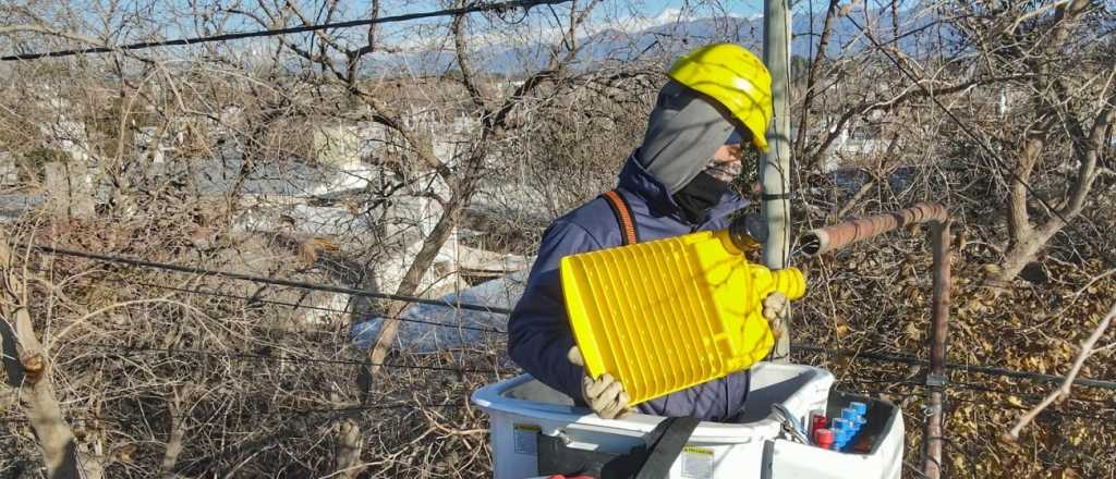 Maip&uacute; ilumin&oacute; con LED el 70% del departamento