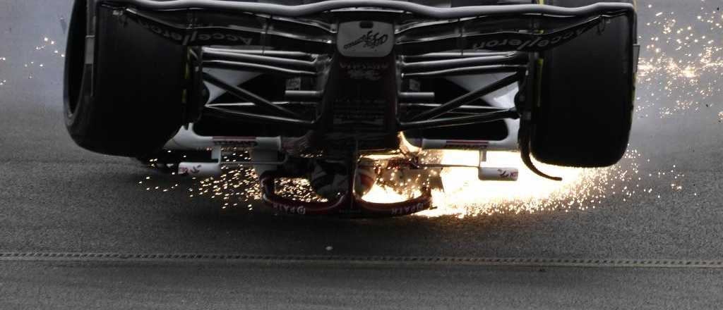 Impactante accidente en la largada de la F&oacute;rmula 1