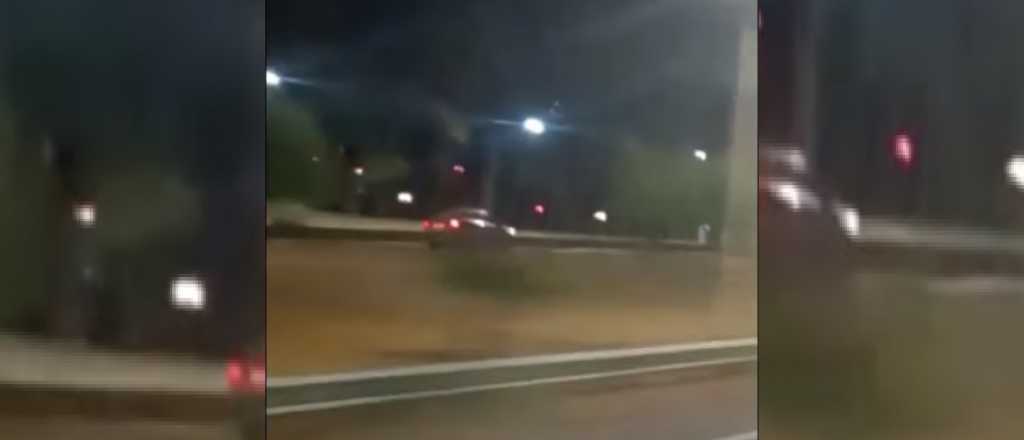 Video: circul&oacute; varios kil&oacute;metros en contramano por el Acceso Este