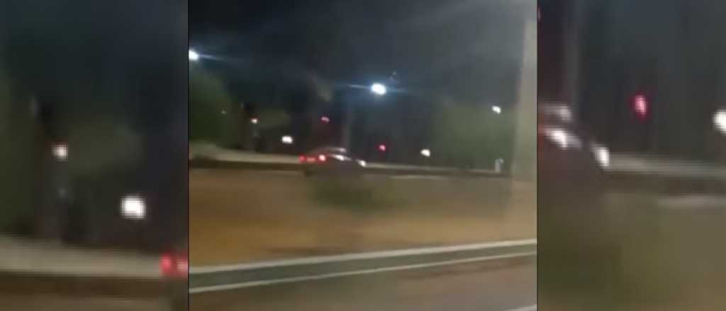 Video: circuló varios kilómetros en contramano por el Acceso Este