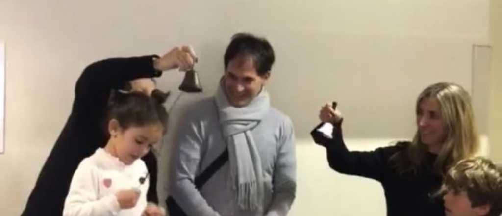 Video: Cata tiene 5 a&ntilde;os, venci&oacute; el c&aacute;ncer y toc&oacute; la campana por la vida