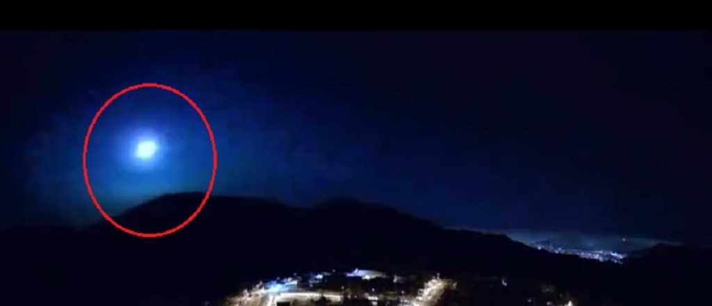 Qu&eacute; fue la "bola de fuego" que se visualiz&oacute; en el cielo de Mendoza