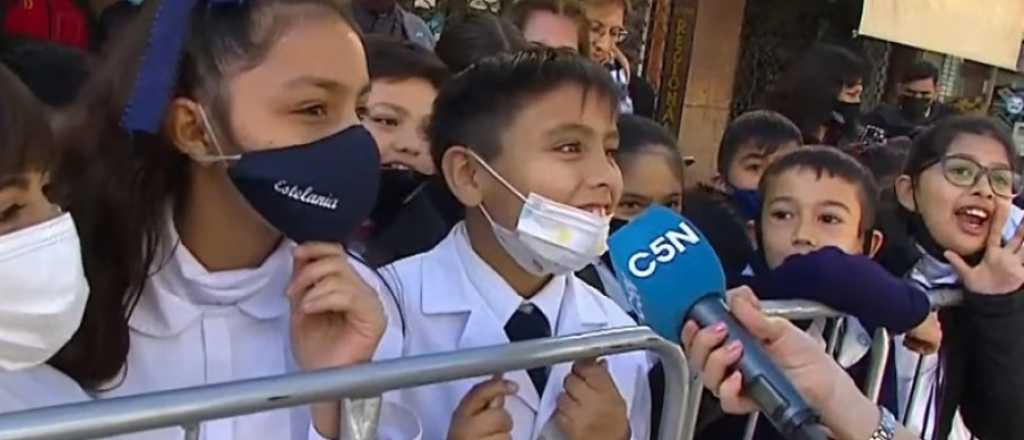 Un nene a C5N: "Le preguntar&iacute;a a Alberto porque lo gobierna Cristina"