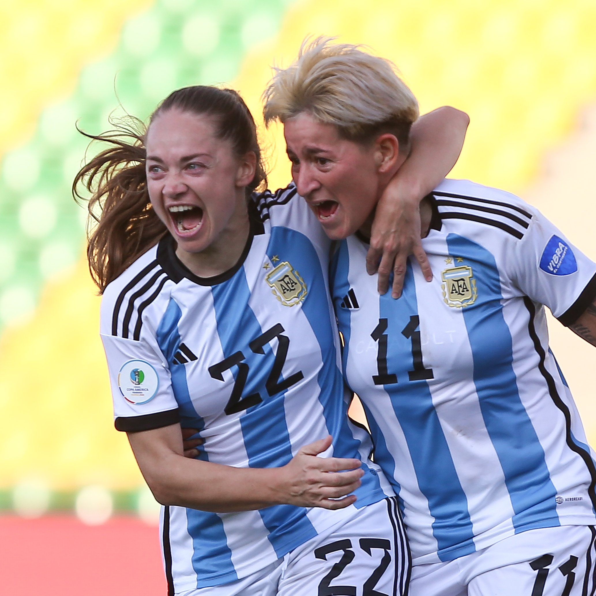 Copa América Femenina  Argentina goleó a Uruguay en el Grupo B