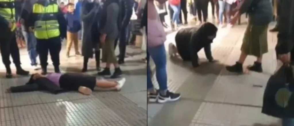 Viralizan video de un "exorcismo" en plena peatonal Alberdi de Salta