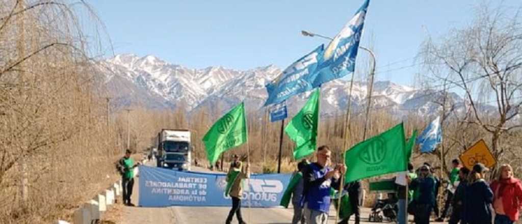 Audio: así se organizaba ATE para cortar la ruta en Uspallata
