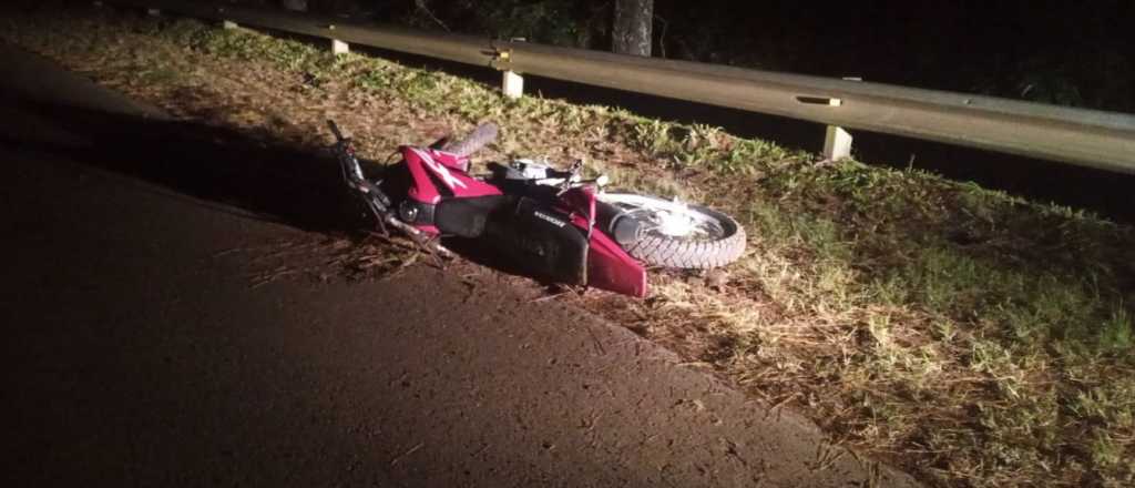 Un motociclista atropelló a un peatón cuando cruzaba una ruta en Tunuyán