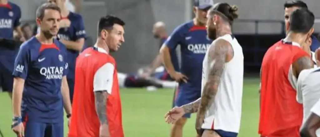 Video: Messi se enojó con Sergio Ramos y casi se pelean