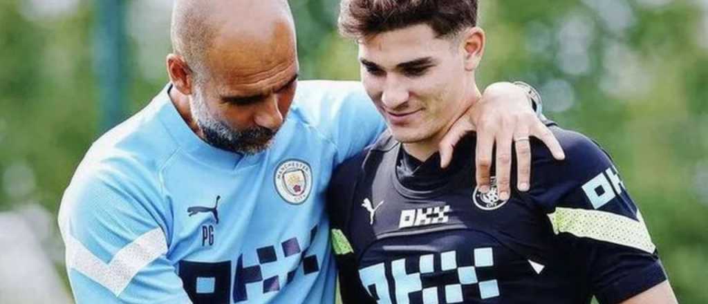 Guardiola elogi&oacute; a Juli&aacute;n &Aacute;lvarez: "Es un fichaje extraordinaro"