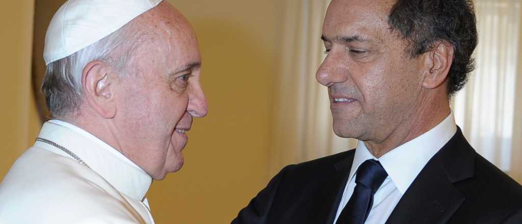 Scioli y la audiencia secreta con el papa Francisco que no fue