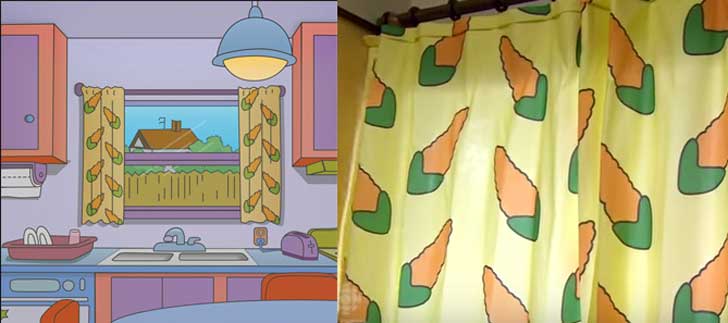 Ella está convirtiendo su cocina en la cocina real de Los Simpsons