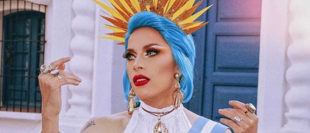 Quién es la primera "Evita drag queen" que interpretará el himno