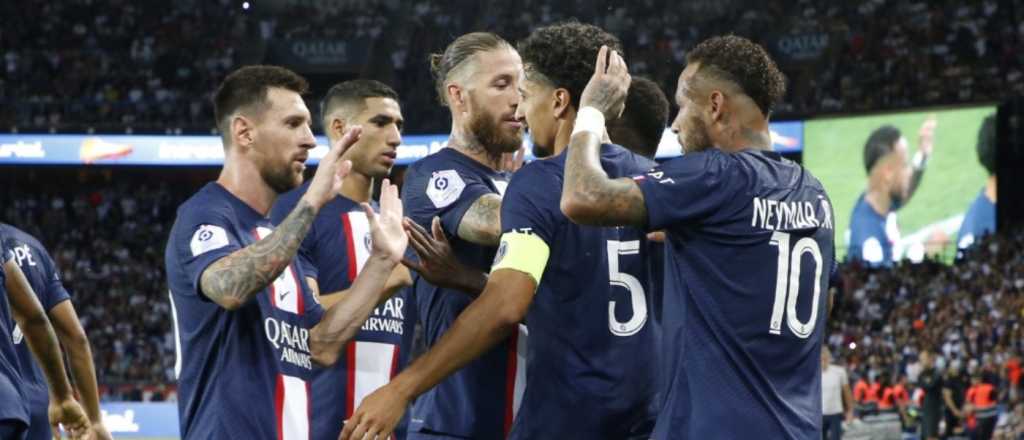 Con Messi y un show de Neymar, PSG goleó al Montpellier