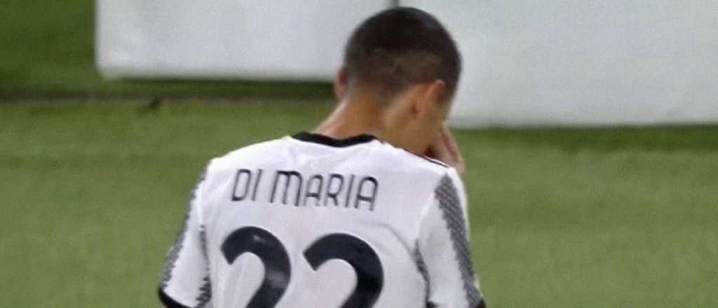 La imagen de Di María que preocupa en la Selección tras su debut en Juventus
