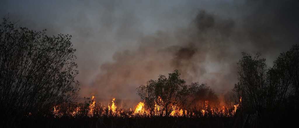 Incendio Delta: el humo llega hasta la Ciudad de Buenos Aires 