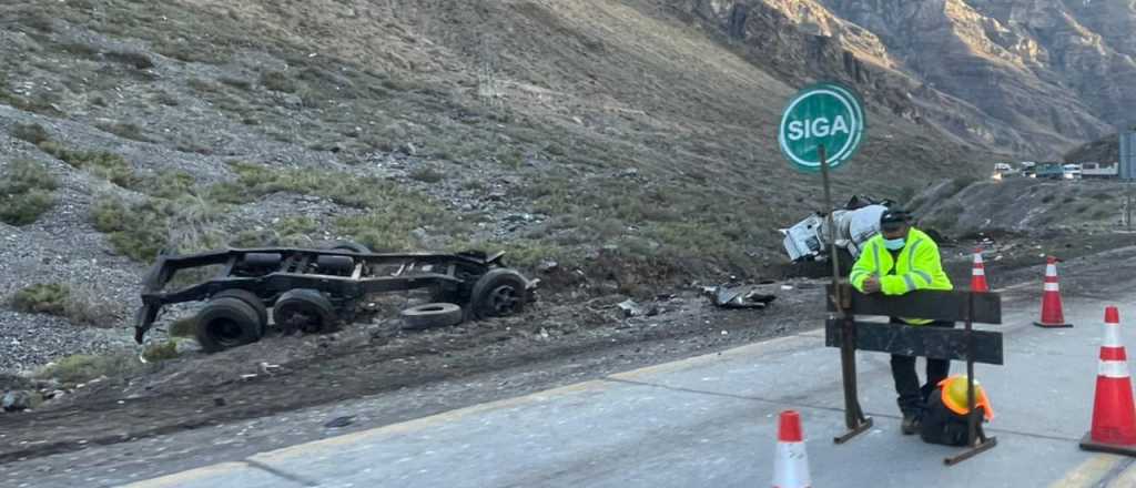 Accidente en Chile: así quedó el camión donde falleció un argentino
