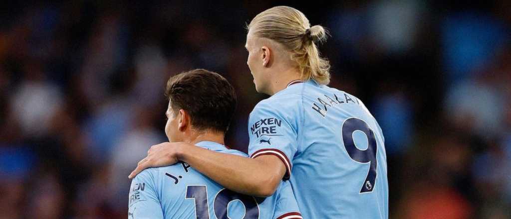 El tremendo elogio de Haaland para Juli&aacute;n &Aacute;lvarez: "Se parece a..."