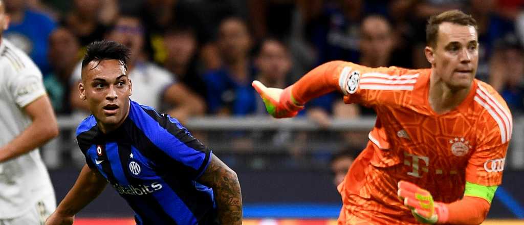 Bayern M&uacute;nich le dio un duro golpe al Inter de Lautaro en el debut