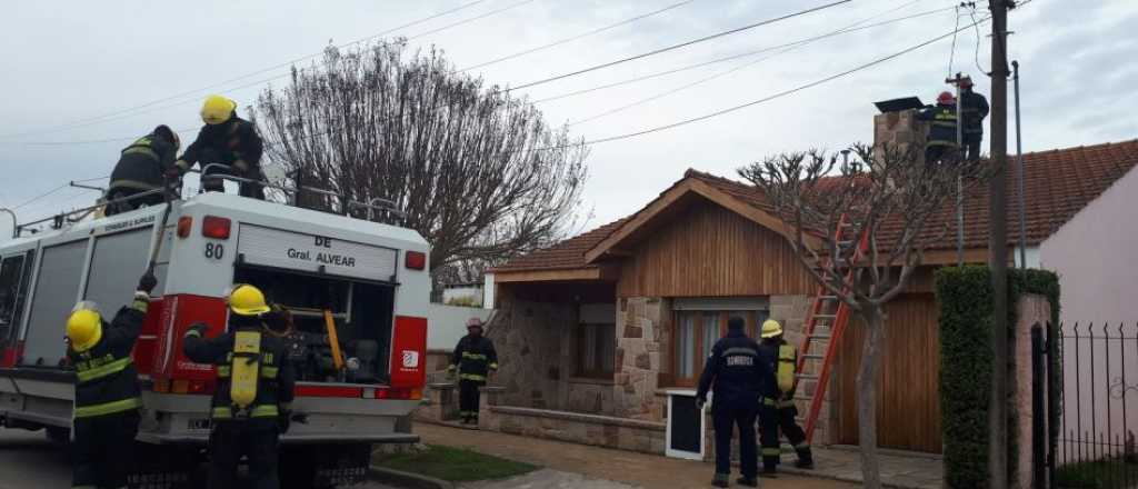 Una mujer murió al incendiarse su casa en General Alvear 