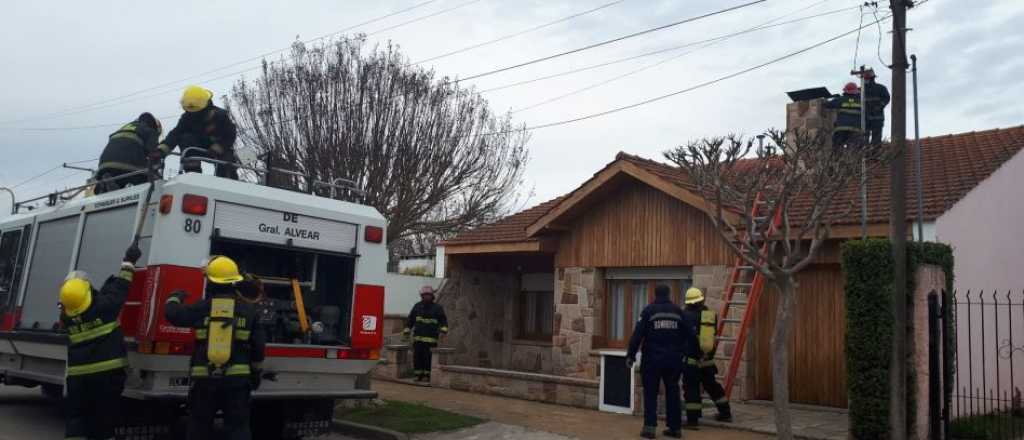 Una mujer murió al incendiarse su casa en General Alvear