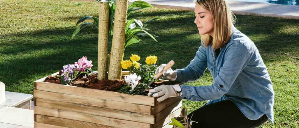 Cómo hacer macetas jardineras de madera para tus plantas