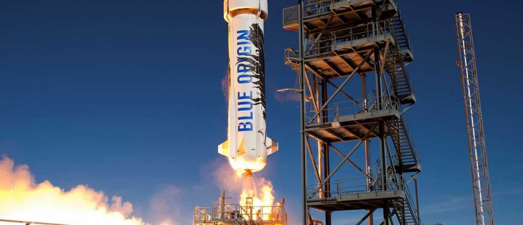 Video: se estrelló un cohete espacial de la empresa de Jeff Bezos