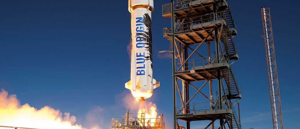 Video: se estrelló un cohete espacial de la empresa de Jeff Bezos