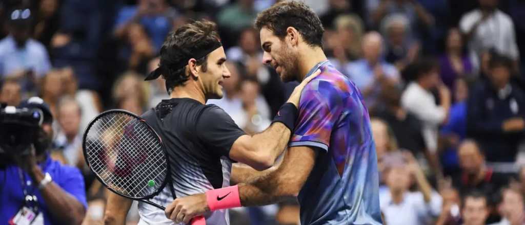 Del Potro despidió con emoción a Federer: "Te amo, Roger"