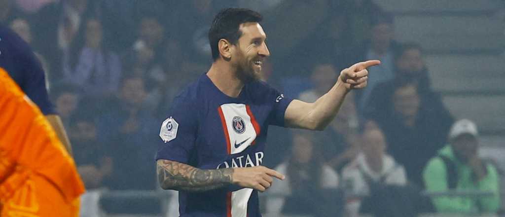 Con un hermoso gol de Messi, PSG ganó y es el único líder en Francia