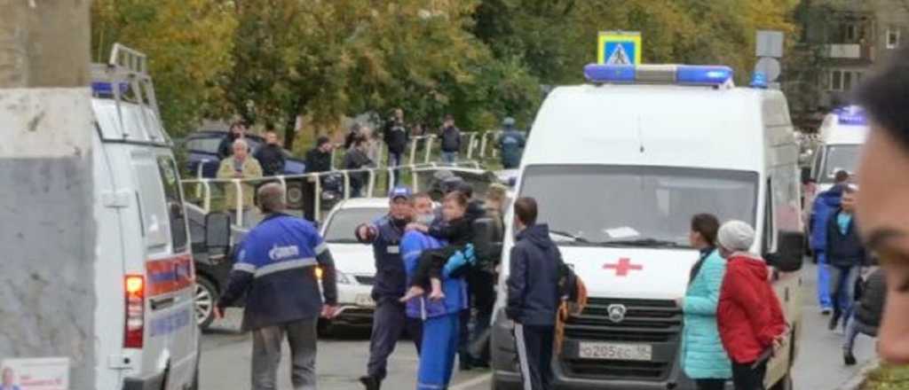 Horror en Rusia: tiroteo en una escuela con 13 muertos, entre ellos ni&ntilde;os