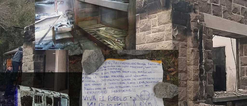 Mapuches incendiaron un puesto de Gendarmería en Villa Mascardi